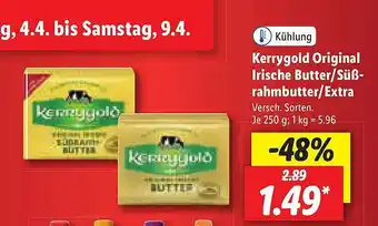 Lidl Kerrygold Original Irische Butter Süßrahmbutter Extra Angebot