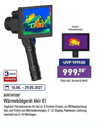 Aldi Nord Northpoint Wärmebildgerät Akir 01 Angebot