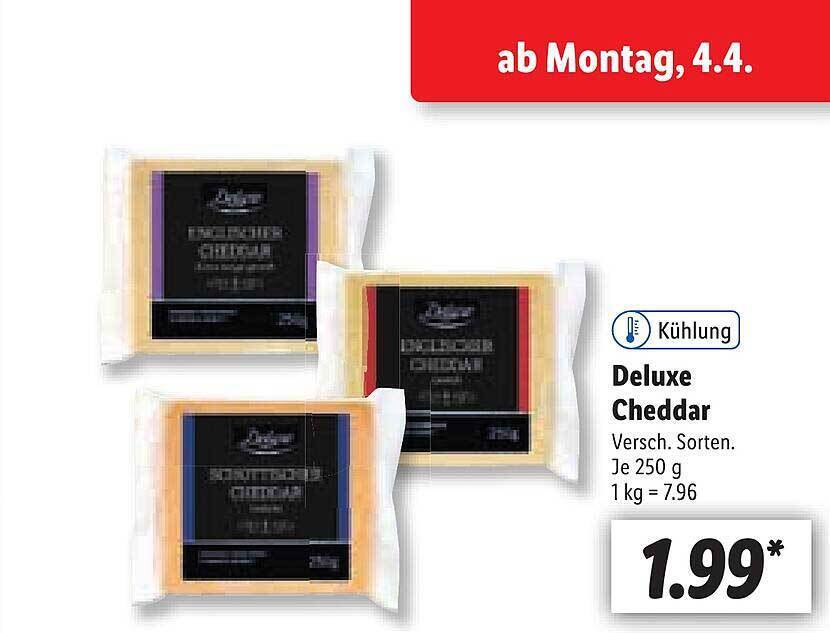 Deluxe Cheddar Angebot bei Lidl