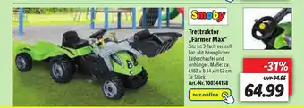 Lidl Trettraktor „farmer Max” Smoby Angebot