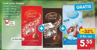 Netto Marken-Discount Lindt Lindor Pralinen Angebot