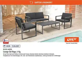 Aldi Nord Belsol Garden Lounge Set Hugo, 4-tlg Angebot