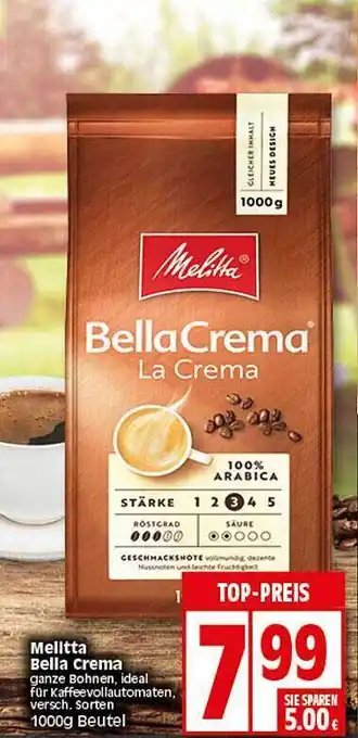 Elli Markt Melitta Bella Crema 1000g Beutel Angebot