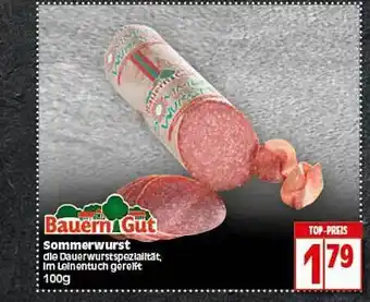 Elli Markt Bauern Gut Sommerwurst 100g Angebot