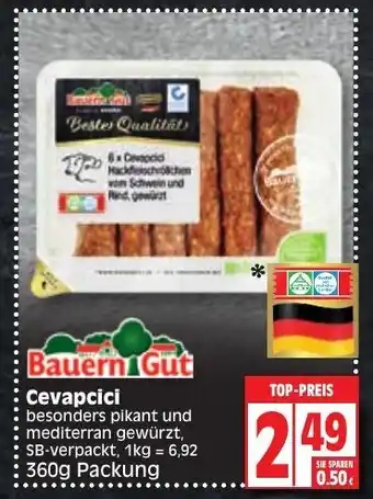 Edeka Bauern Gut Cevapcici 360g Angebot