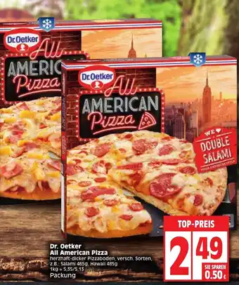 Edeka Dr. Oetker All American Pizza Angebot