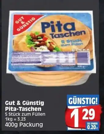 Edeka Gut & Günstig Pita Taschen 400g Angebot