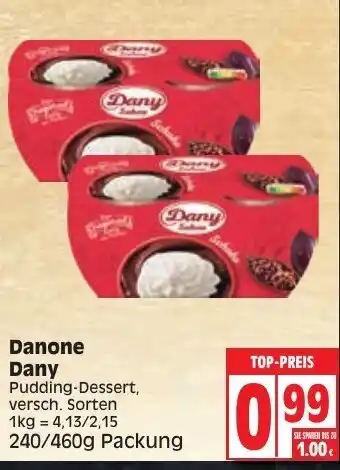 Edeka Danone Dany 240/460g Angebot