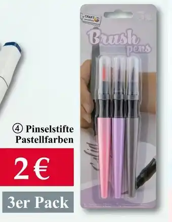 Woolworth Pinselstifte pastellfarben Angebot