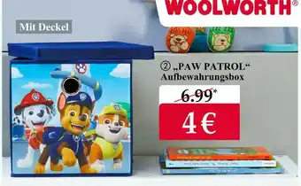 Woolworth Aufbewahrungsbox „paw patrol“ Angebot