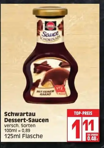 Edeka Schwartau Dessert Saucen 125ml Angebot