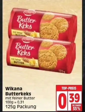 Edeka Wikana Butterkeks 125g Angebot