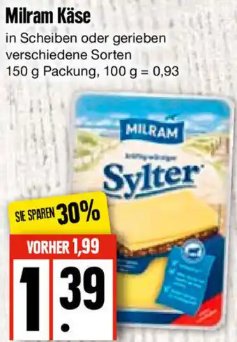 Edeka Milram Käse 150g Packung Angebot