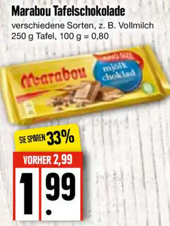 Edeka Marabou Tafelschokolade 250g Tafel Angebot