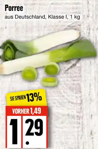 Edeka Porree 1kg Angebot