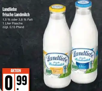 Edeka Landliebe Frische Landmilch 1L Flasche Angebot