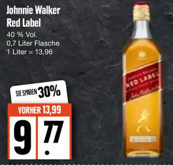 Edeka Johnnie Walker Red Label 0,7L Flasche Angebot