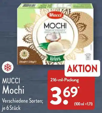 Aldi Nord Mucci Mochi 216 ml Packung Angebot