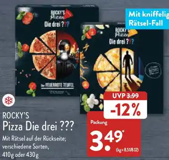 Aldi Nord Rocky's Pizza Die drei??? Angebot