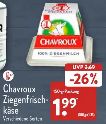 Aldi Nord Chavroux Ziegenfrischkäse 150g Packung Angebot