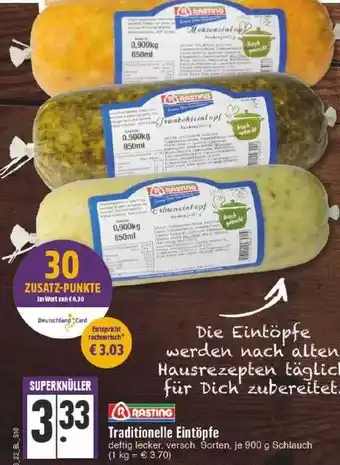 Edeka Rasting Traditionelle Eintöpfe Angebot