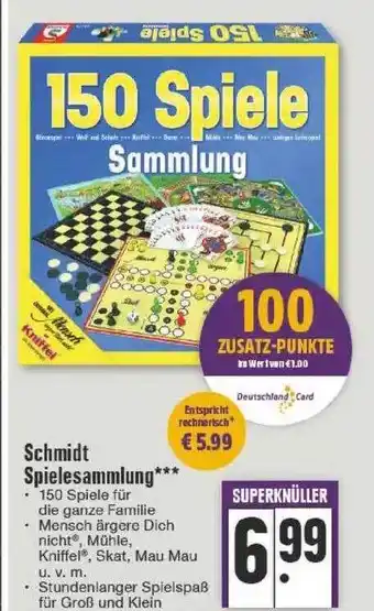 Edeka Schmidt Spielesammlung Angebot