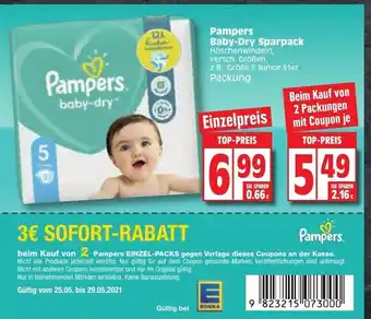 Edeka Pampers Baby Dry Sparpack Angebot