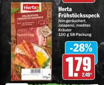 Hit Herta Frühstücksspeck Angebot