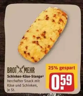 REWE Brot & Mehr Schinken-käse-stange Angebot