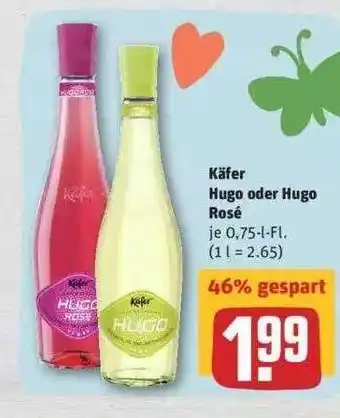 REWE Käfer Hugo Oder Hugo Rosé Angebot