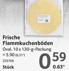 Selgros Frische Flammkuchenböden Angebot