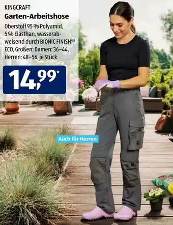 Aldi Süd Kingcraft Garten Arbeitshose Angebot