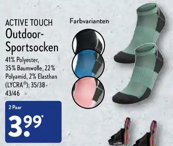 Aldi Nord Active Touch Outdoor Sportsocken Angebot