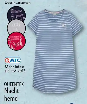 Aldi Nord Queentex Nachthemd Angebot