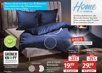 Aldi Nord Home by Tempur Bettwäsche Angebot