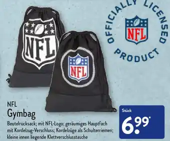 Aldi Nord NFL Gymbag Angebot