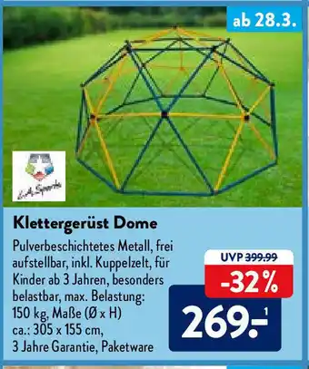 Aldi Nord Klettergerüst Dome Angebot