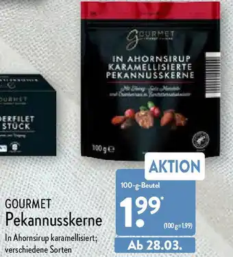 Aldi Nord Gourmet Pekannusskerne 100g Beutel Angebot