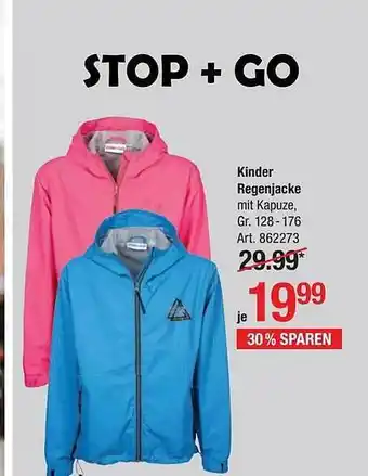 AWG Mode Stop + Go Kinder Regenjacke Angebot