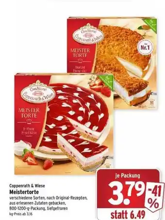 Wasgau Coppenrath & Wiese Meistertorte Angebot