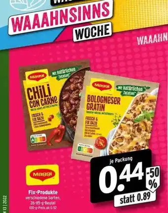 Wasgau Fix-produkte Angebot