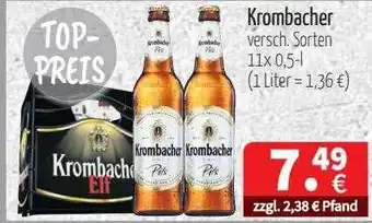 Getränke Quelle Krombacher Angebot