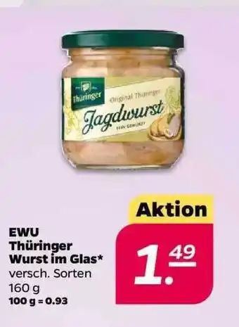 NETTO Ewu Thüringer Wurst Glas Angebot