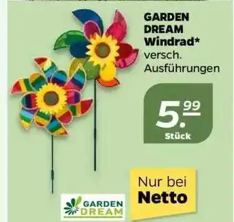 NETTO Garden Dream Windrad Angebot