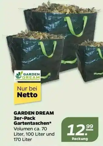 NETTO Garden Dream 3er-pack Gartentaschen Angebot