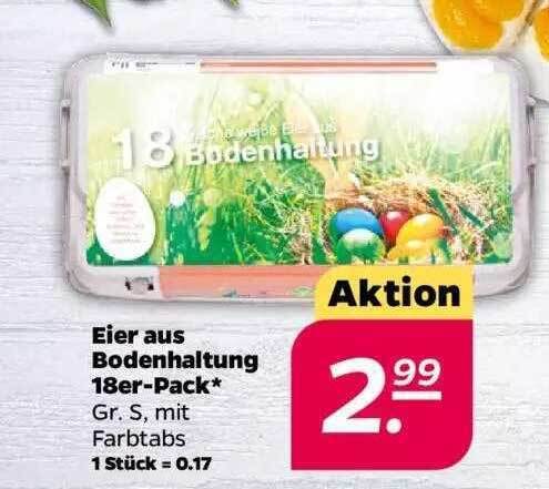 Eier Aus Bodenhaltung 18er-pack Angebot bei Netto