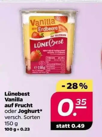 NETTO Lünebest Vanilla Auf Frucht Oder Joghurt Angebot