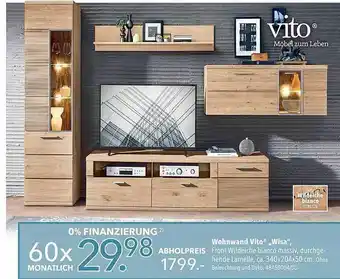 Schaffrath Wohnwand Vito Wisa Angebot