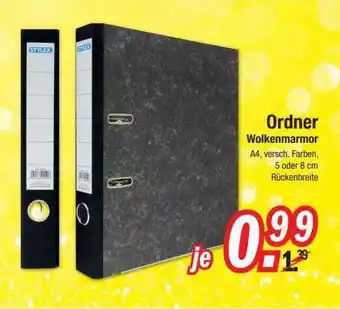 Zimmermann Ordner Wolkenmarmor Angebot