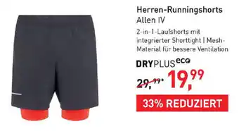 Intersport Hübner Energetics Herren Runningshorts Allen IV Angebot